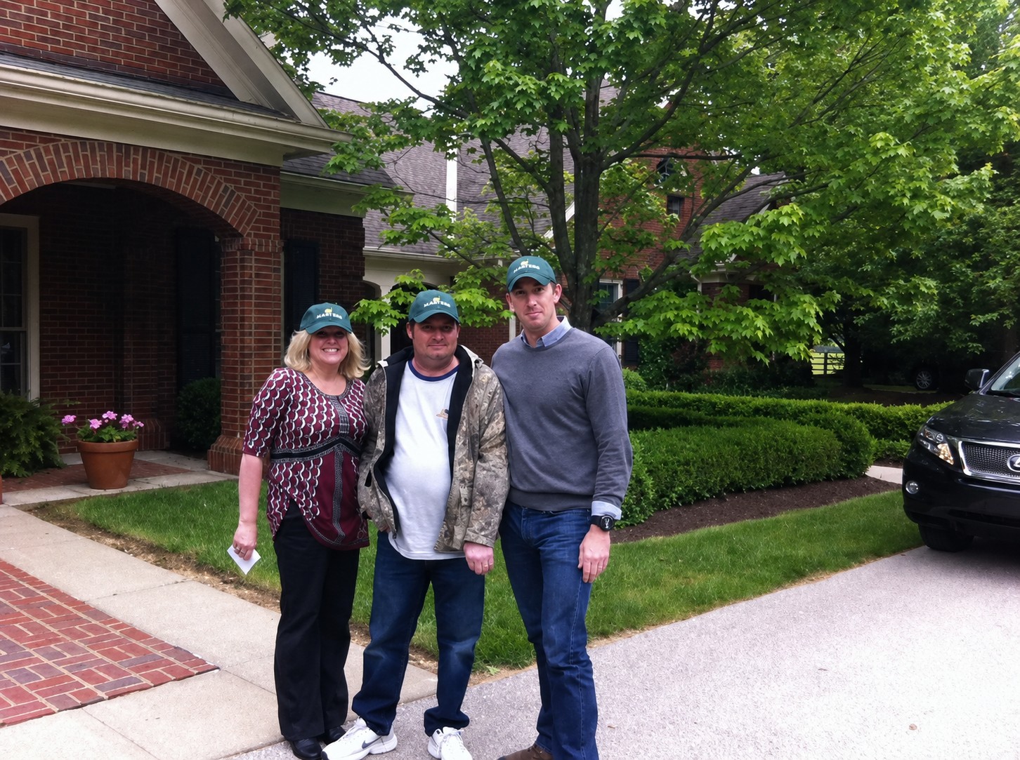 Carrie House, Bruce Reynolds, and Jason Pohlonski during the first One More Moment wish